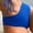 Blue, variant on Plain Bathing Suit for Women High Waisted Bikinis Bikini Bottom Hipster Blue Women's Bikini Swimsuits