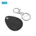 thumbnail image 3 of Unique Bargains Leather Key Fob, 4 Pack PU Leather Key Fobs Key Chain Holder for ID Key Cards, Black, 3 of 6