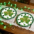 thumbnail image 3 of Green Tissue Paper, St. Patrick'S Day Disposable Paper Plates 7In & 9In Set with Trefoil Pattern, Party Tableware & Cup Tissue Disposable Paper Plates, 3 of 6