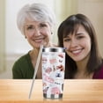thumbnail image 2 of Custom Mothers Day Tumbler Gifts 20oz Stainless Steel Custom Mom Tumbler with Lids and straws,Mama Gifts Personalized Insulated Tumbler With Pictures For Mom Wife Grandma Presents, 2 of 6