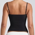 thumbnail image 4 of Breathable Women Camisole Adjustable Spaghetti Straps Going Out Sleeveless Backless Tanks Top Casual Cropped Basic Shirt, 4 of 9