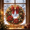 thumbnail image 5 of Christmas Pearl Art DIY Diamond Painting Hanging Suncatcher Ornament, Handmade Christmas Diamond Painting Hanging Pendant, Craft Crystal Pearl Bead Wall Window Decor, 5 of 6