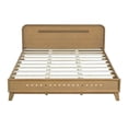 thumbnail image 5 of Miekor Furniture PINE SOLID WOOD QUEEN SIZE BED, SOLID AND STABLE, NO BOX SPRING NEEDED, RUSTIC YELLOW COLOR No9238, 5 of 9