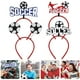 thumbnail image 4 of KAKOWELY 4 diademas de fútbol, accesorios para el cabello, diademas para eventos deportivos, diademas para animar, 4 of 4