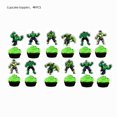 thumbnail image 2 of Hua Party Hulk Cake Topper 48 Piezas De Superhéroe Suministros De Fiesta De Cumpleaños Decoraciones, 2 of 5