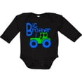 thumbnail image 3 of Inktastic Big Brother Tractor Boys Long Sleeve Baby Bodysuit, 3 of 5