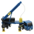 thumbnail image 1 of SHISUYAN Blue Telescopic Crane Truck Toy for Kids Fully Functional Plastic Mini Lifter Model 360° Rotatable Arm, 1 of 8