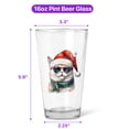 thumbnail image 5 of Hello Winter Exotic Shorthair Frosty Morning Walk Welcome Snowy Christmas 16oz Pint Beer Glass Mug Cat Lover Kitten Owner Gifts Beer Glasses Cup - 02018, 5 of 5