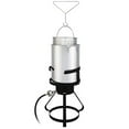 thumbnail image 5 of 13*32inch Four-Piece Set, Black Round Iron Stove Frame, Silver Aluminum 30qt Turkey Pot 10qt Fish Pot, Gas Fryer, 5 of 58