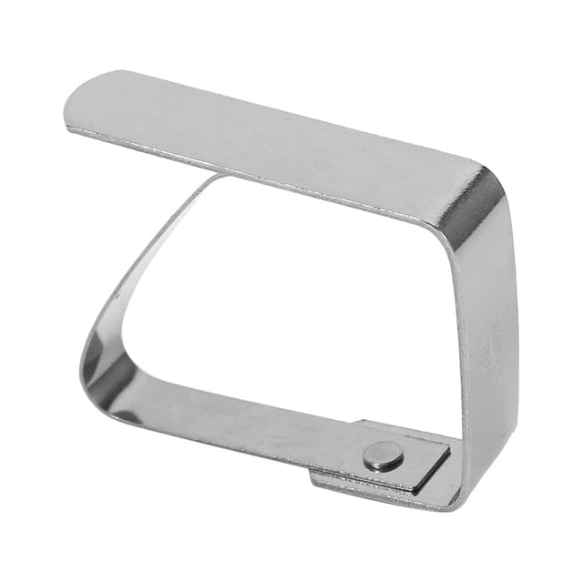Clips para mantel Sincero acero inoxidable Diseño plateado