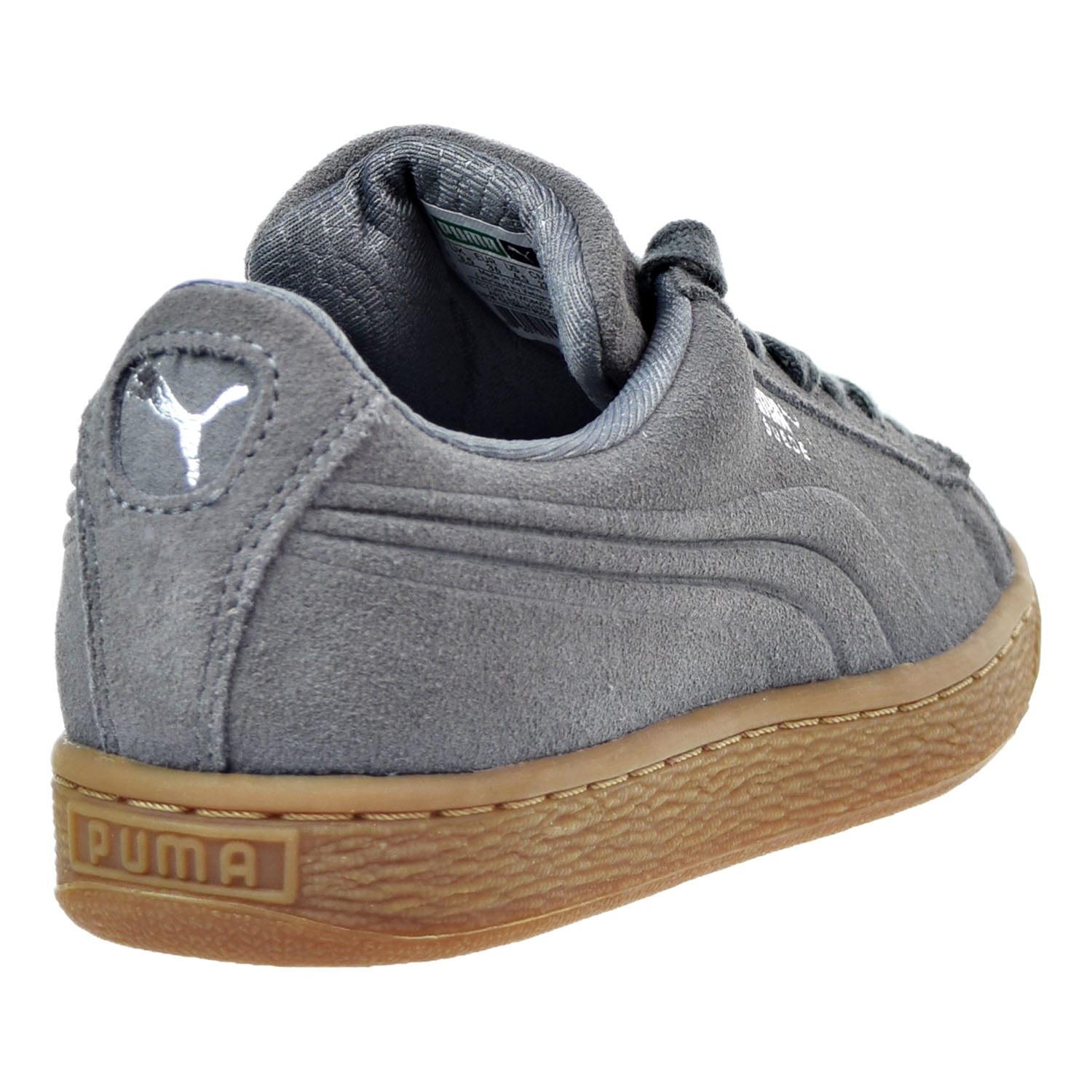 Puma Suede Classic Debossed Men's Sneakers Steel Gray-Peacoat361098-01 