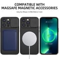thumbnail image 3 of ZHaobin Slide Lens Protection Magnetic PC Phone Cover for iPhone 16 11 12 13 14 15 Pro Max Plus Soft TPU  for Magsafe Wireless Back Case (Black,For iPhone 13 ProMax), 3 of 7