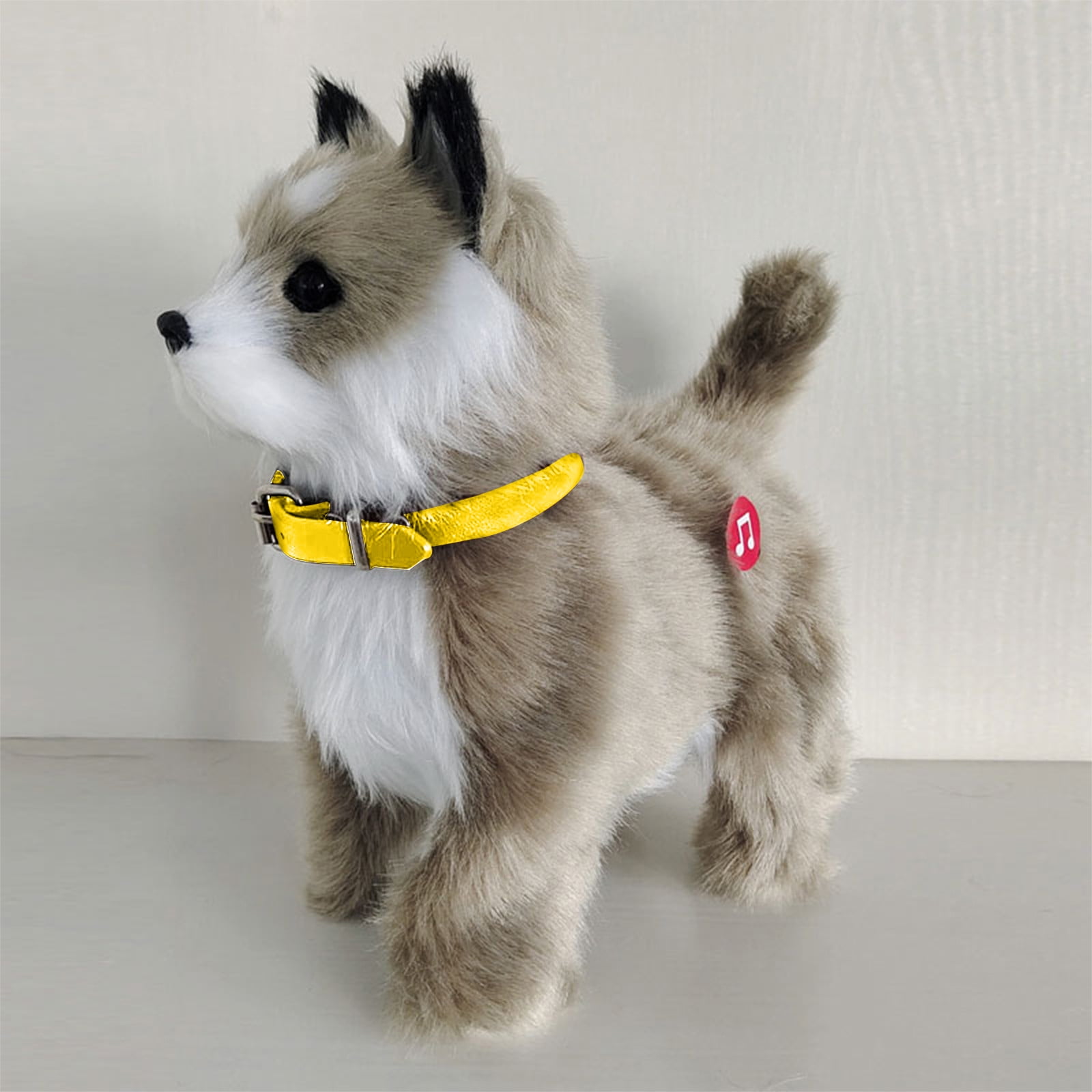 Tiitstoy Robot Dog Toys Interactive Electronic Plush Puppy Sound