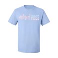 thumbnail image 2 of Mermaid Vibes Cute Shimmer | Mens Fashion Graphic T-Shirt, Light Blue, X-Large, 2 of 3