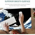 thumbnail image 3 of XXL Gaming Mouse Pad, 35.5x15.75 Non-Slip Large Desk Pad Mousepad with Stitched Edges Waterproof Keyboard Mouse Mat Desk Protector for Game, Office and Home, Sea Wave, 3 of 6