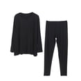 thumbnail image 1 of DecSea Pyjama d'Allaitement pour Femmes Pyjama de Maternité Pyjamas Post-Partum Allaitement Ensemble Haut à Manches Longues et Pantalon avec Poches, 1 of 8
