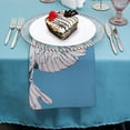 thumbnail image 4 of Werpe Bird Wings Blue Background Polyester Cloth Napkins for Farmhouse Party Dining Table Decor, Washable Napkins for Party Dinner Decoration - Set of 4 6 PCS, 4 of 7