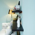 thumbnail image 2 of WELLAND 24 Inch Grande Floating Shelves Wall Shelf Mounted Display Shelf, 23.62"L x 11.81"D x 2"T, Black, 2 of 5