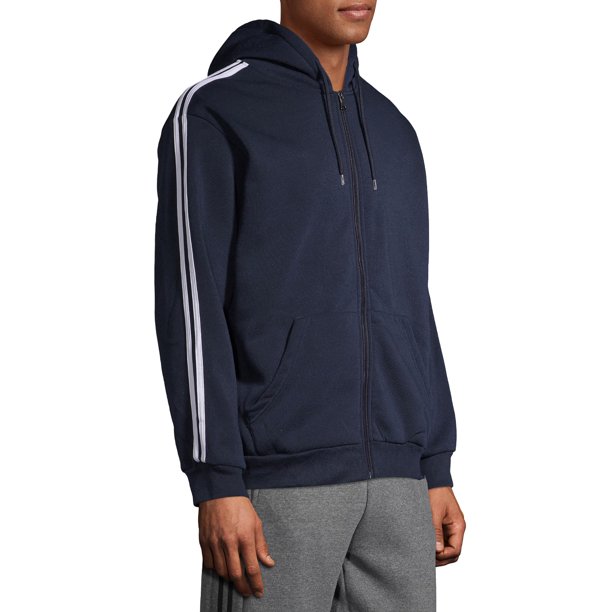 Original Deluxe Men's Active Fleece Full Zip Track Jacket with Side