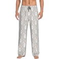 thumbnail image 1 of Fotbe Rabbit And Heart Pantalones de Pijama para Hombre, Pantalones de Dormir, Pantalones de Casa con Cintura Ajustable y Bolsillos-3X-Large, 1 of 6