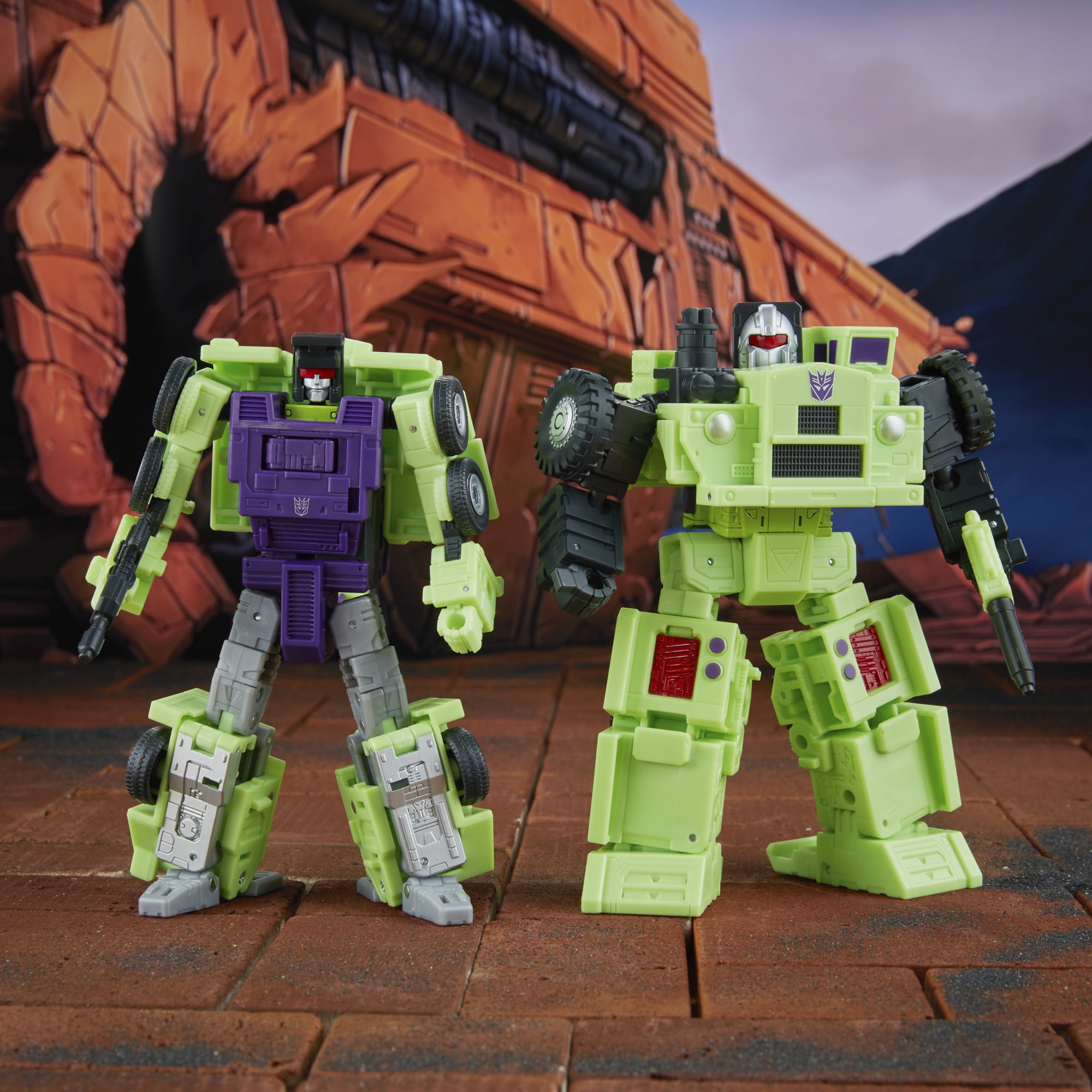 Transformers Toys The Transformers: The Movie 6.5” Constructicon Action Figure 2-Pack, 8+