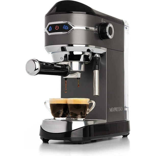 Mixpresso Espresso Maker, 15 Bar Espresso Machine With Milk Frother