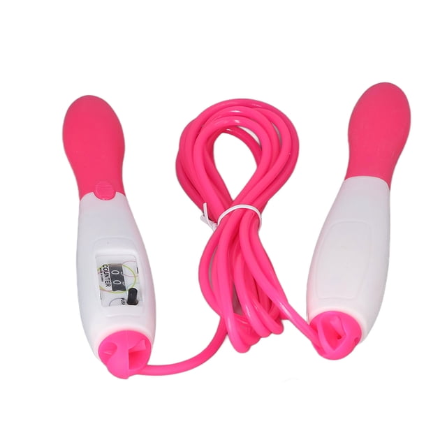 Cuerda para Saltar Fitness Cuerda para Saltar Plástico y PVC Cuerda para Saltar Cuerda de PVC Plástico Ajustable Fitness Contar Cuerda para Saltar para Adultos Entrenamiento ANGGREK Otros