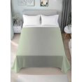 thumbnail image 4 of Twin Flat Sheet 66"x96", Light Green Grey Ombre Soft Lightweight Bedding Flat Sheets Only, Modern Gradient Abstract Art Brushed Microfiber Top Bed Sheet, Breathable StainResistant Bedsheets, 4 of 9