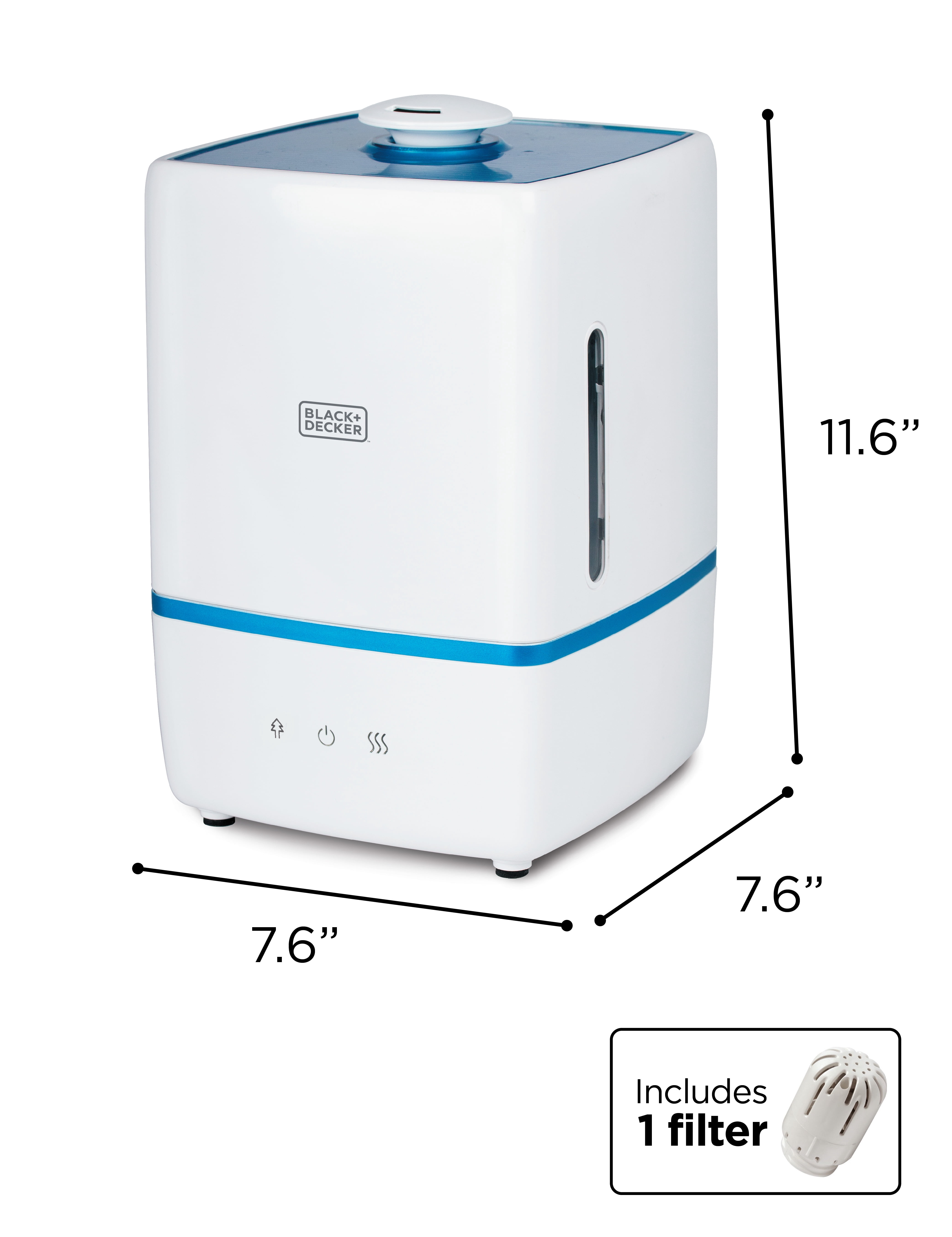 Commercial Cool BUHW50 B&d Humidifier 1.32 Gallon