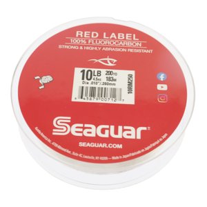 Seaguar Red Label Fluorocarbon Fishing Line, 10 lb, 200 yd