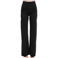 thumbnail image 2 of Lilgiuy Women's Loose High Waist Wide Leg Pants Workout Out Leggings Casual Trousers Yoga Gym Pants Rugged Flex Ripstop Utility Pant, 2 of 5