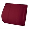 PCP Sacro Cushion with Back Strap, Lumbar and Back Support, Removable Cover, Burgundy,