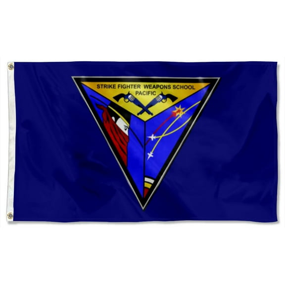Cayyon Navy Strike Fighter Weapons School Pacific Flag 3x5Feet Military Banner with 2 Brass Grommets