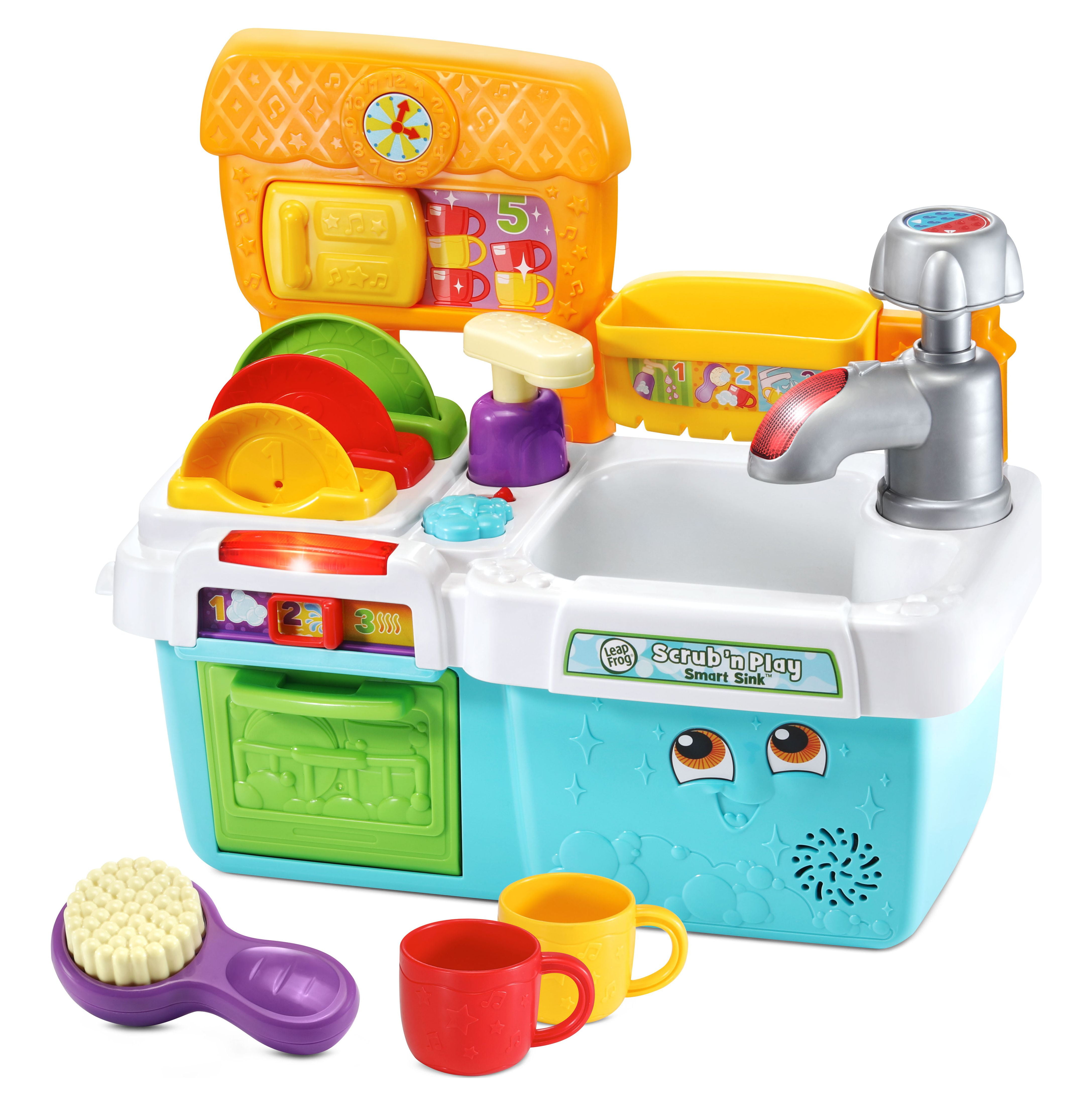  SmartChef Play Kitchen Sink Toys, Blue Electric