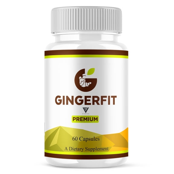 Ginger Fit Weight Management Supplement, GingerFit Daily Health and Energy Formula Pills (60 Capsules)