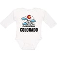 thumbnail image 3 of Inktastic Colorado Mountains and Clouds Boys or Girls Long Sleeve Baby Bodysuit, 3 of 5