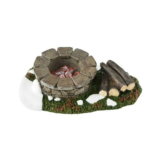 Department 56 Snow Village 4054230 Woodland Fire Pit RETIRED - Walmart ...