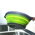 thumbnail image 5 of VALSEEL Silicone Collapsible Colander Set Kitchen Colander Strainer Over Vegetable Fruit, 5 of 9