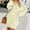 *Beige, variant on ClodeEU Women's Plush Pullover Sweater Dress, Long Sleeve V Neck Sweatshirt,Loose Oversized Sweaters Dresses Brown,Womens Plus XXL