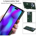 thumbnail image 5 of for iPhone 16 Pro Max 6.9" Crossbody Wrist Strap Wallet Case with Cash Change Slot, Removable Adjustable Shoulder Lanyard PU Leather Cover for Apple iPhone 16 Pro Max XK-Rose Gold, 5 of 14