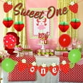 thumbnail image 6 of Strawberry Sweet One Birthday Cake Toppers, by Fangleland (20 Count), 6 of 7