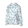 thumbnail image 2 of Balery Hand Drawn Turtle Men's Women's UPF 50+ Sun Protection Lightweight Hoodie Performance Long Sleeve Shirt for Fishing Running-Small, 2 of 9