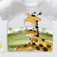 thumbnail image 4 of YDFCWXW Kids Summer Crew Neck Short Sleeve Graphic T-Shirt for Toddler Boys 18 Months-12 Years (Yellow, 2-3 Years), 4 of 4