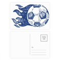 thumbnail image 1 of Llama azul Patron soccer futbol Set cumpleaños gracias tarjeta postal correo lado 20pcs, 1 of 3