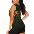 thumbnail image 3 of Sigee Hybrid Parrot in the Forest for Women's Workout Tank Top,Running Tank Tops,Sleeveless Gym Clothes, 3 of 8