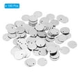 thumbnail image 3 of 15mm Steel Disc, 100pcs Round Metal Stamping Blanks Tags Circle Metal Plate DIY for Laser Engraving Stamping, Silvery, 3 of 5