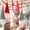 6PCS, variant on Christmas Gnomes Hanging Ornaments Set of 6, Swedish Gnome Handmade Plush Santa Elves Christmas Tree Hanging Decorations Holiday Xmas Decorations