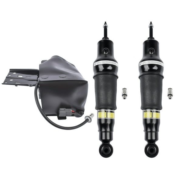 NEWZQ 3Pcs Rear Suspension Shock Absorber and Compressor for 2014-2020 INFINITI QX80 Sport Utility