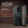 thumbnail image 2 of IVATION 14-Bottle Wine Cooler Freestanding Beverage Cooler with Lock, Black, 2 of 8