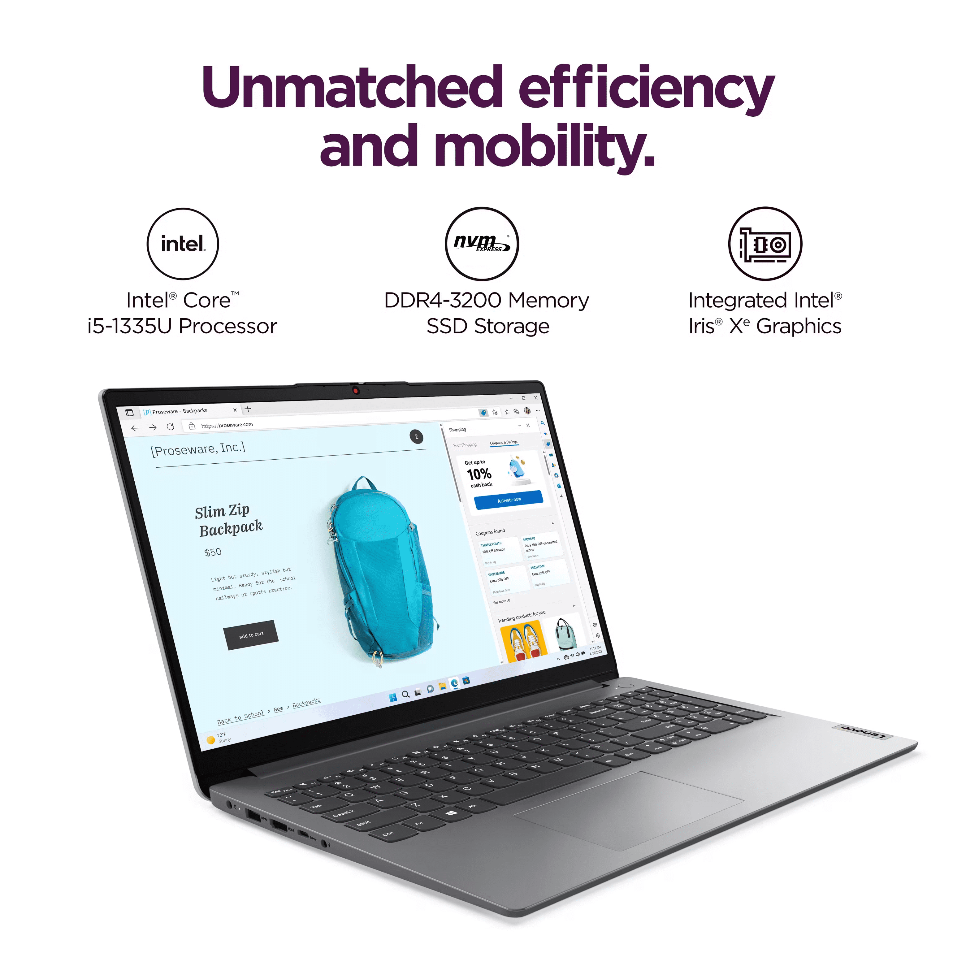 Lenovo Professional Laptop 15.6